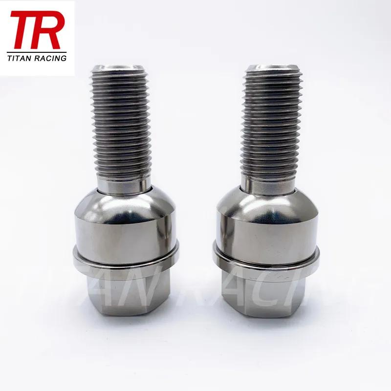 Титановые болты для колес M14x1.5 гоночных автомобилей m14 x 15 125