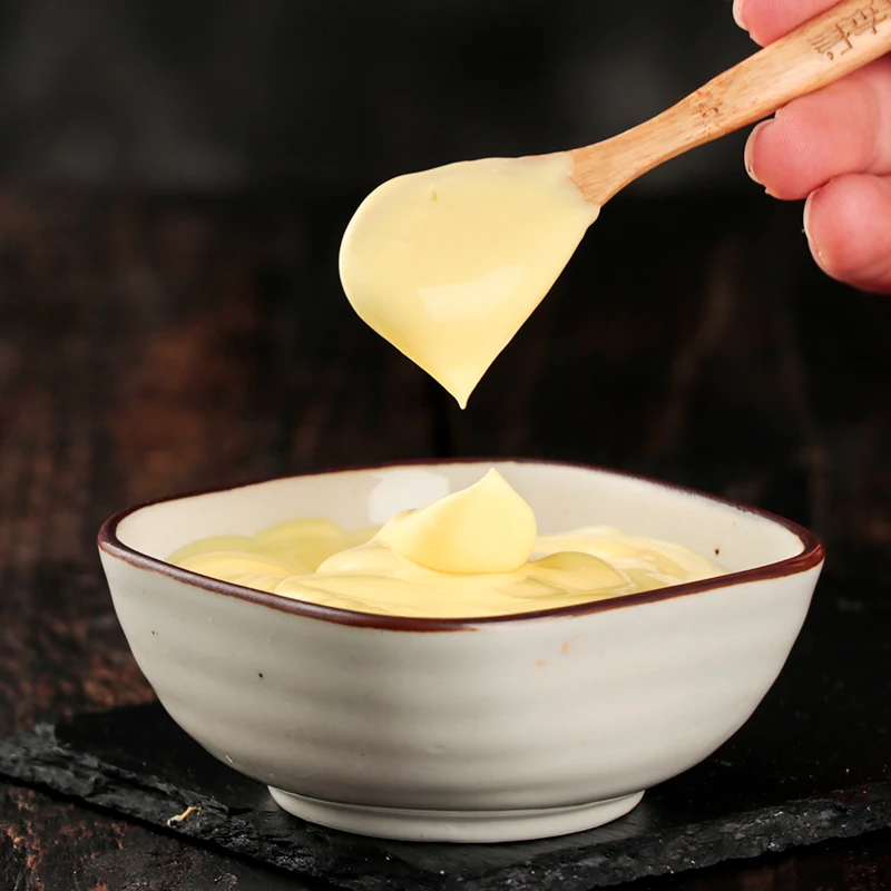 1kg Osho sauce Yellow Color Cheese Sauce Provide Free Sample Suitable For Burger And Fried Food HACCP ISO QS