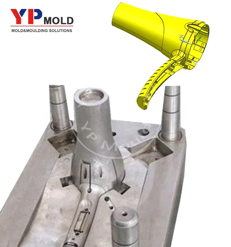 OEM custom plastic hair dryer products shell mould injection molding mould maker plastic injection mould mold