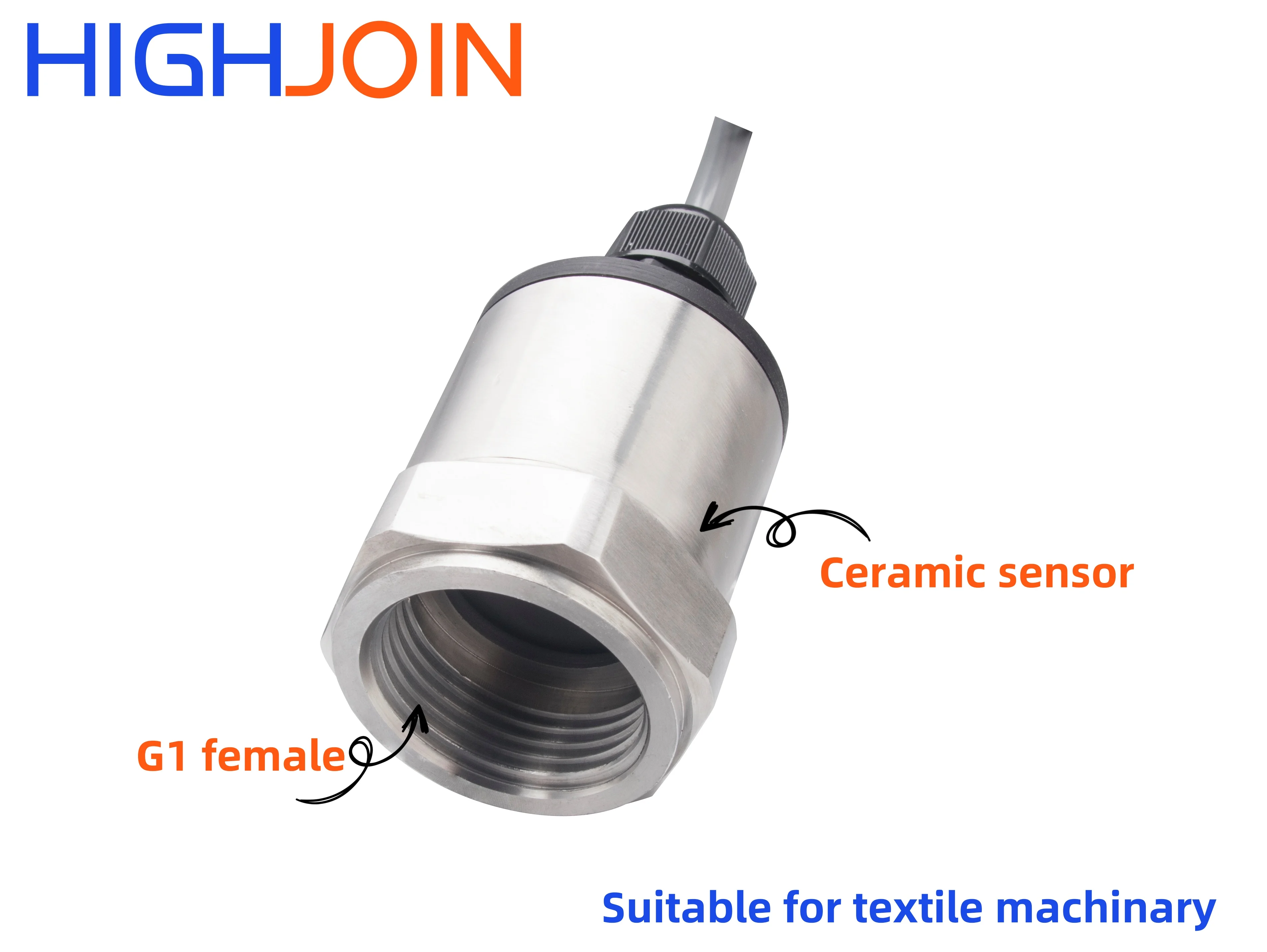 HIGHJOIN pressure sensor 0-50mbar textile machine economic transmitter ceramic sensor