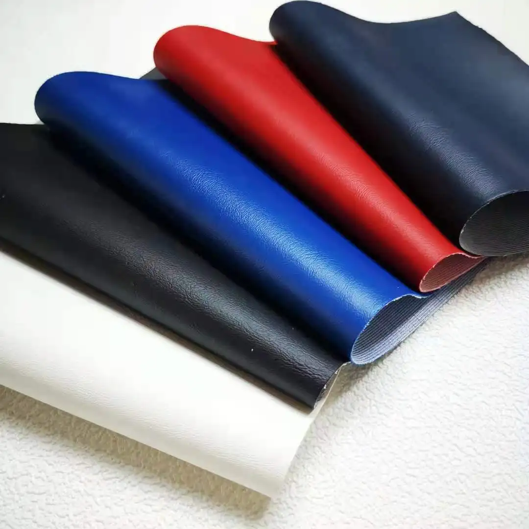 Automotive synthetic leather for car seats PVC leatherette fabric for marine outdoor