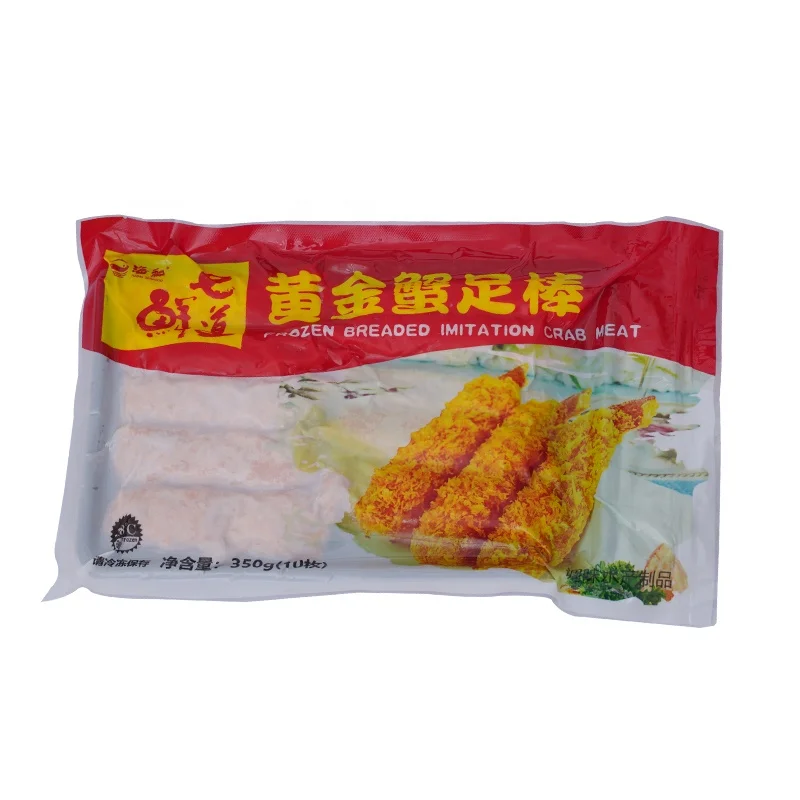 Traditional Frozen Seafood Fried Breaded Crabmeat Stick