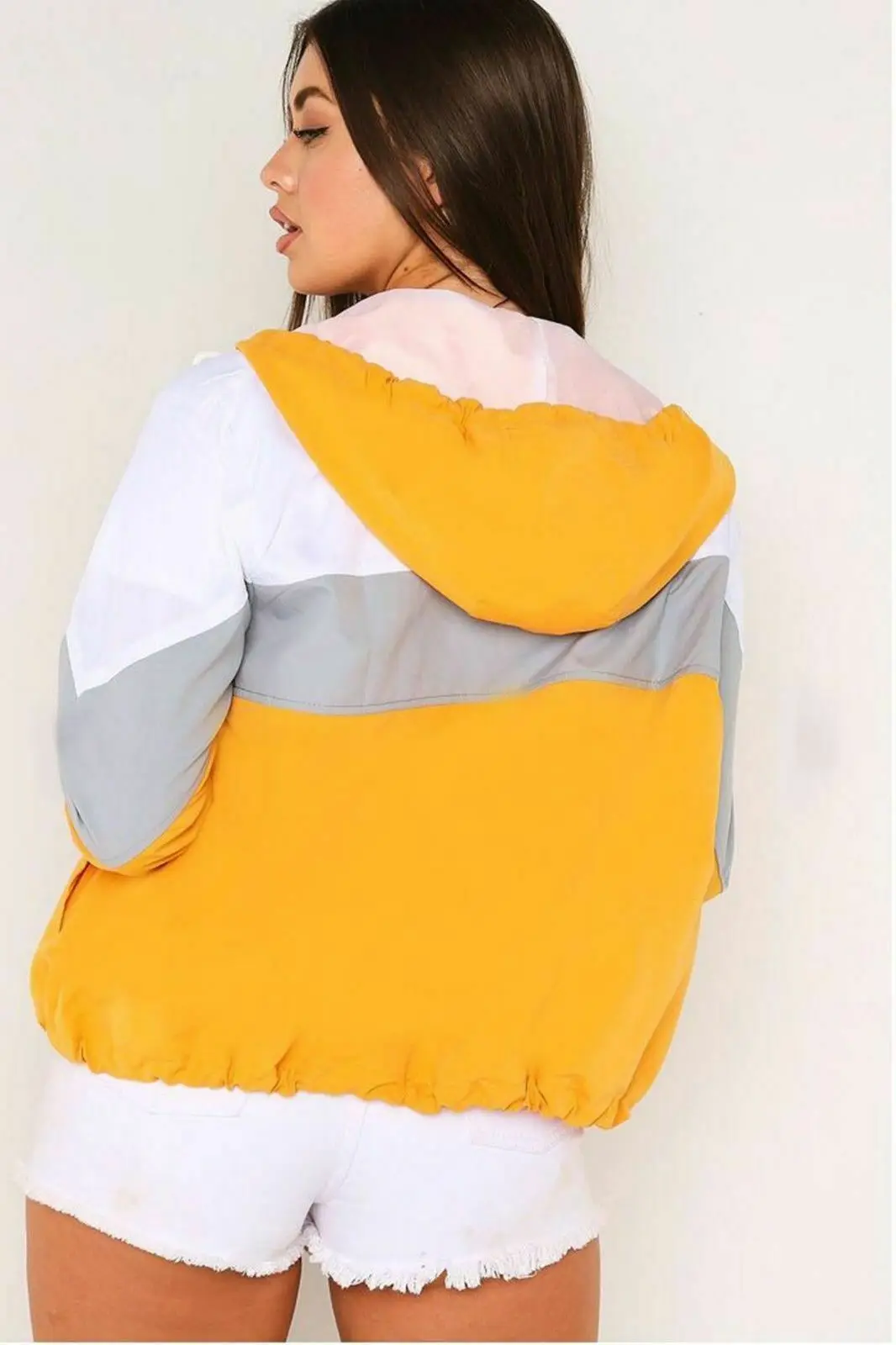 Custom Made New Fashion Women Jacket Hooded Thin Windbreaker jacket New design wind breakers for women fashion windbreakers