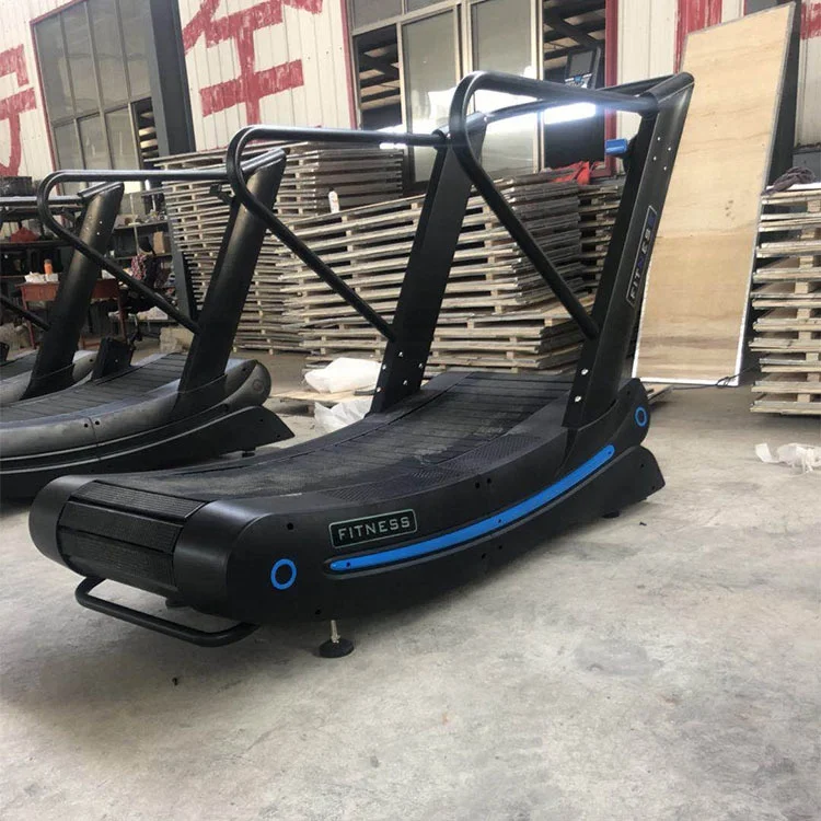 commercial self- generated curve treadmill gym running equipment Curved treadmill
