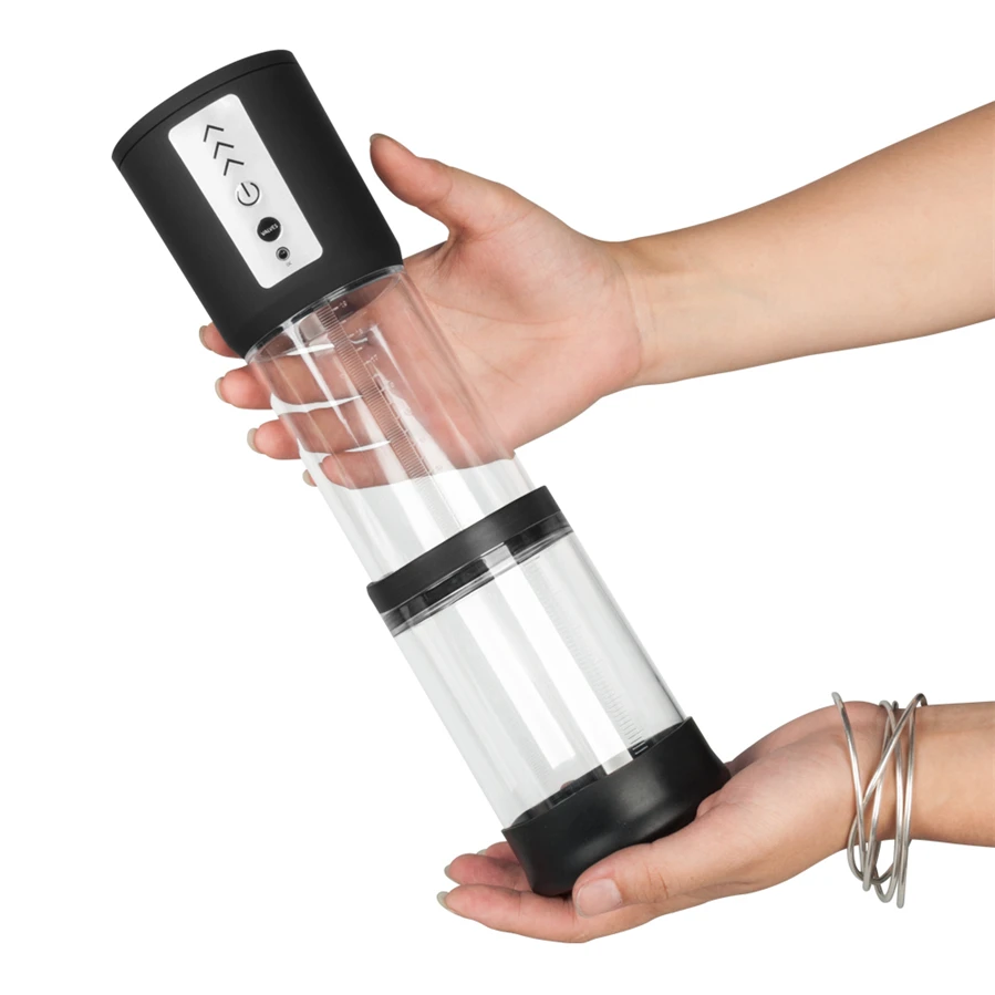 Newest USB Rechargeable Motor Machine Penis Extension  Device Telescopic Design Sex Toys for Men Flexible penis Pump Toys