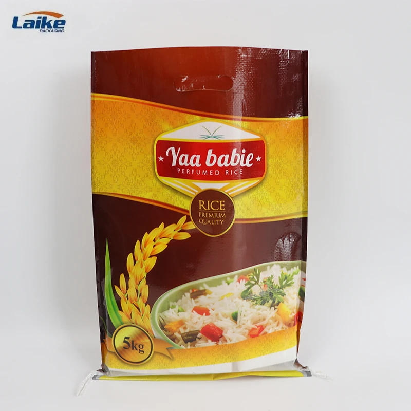 New 5KG 10KG 20KG 25KG 50KG Plastic PP Woven Sack Bag Laminated for Rice Corn Grain Wheat Flour Sand Fertilizer Soil  Packing