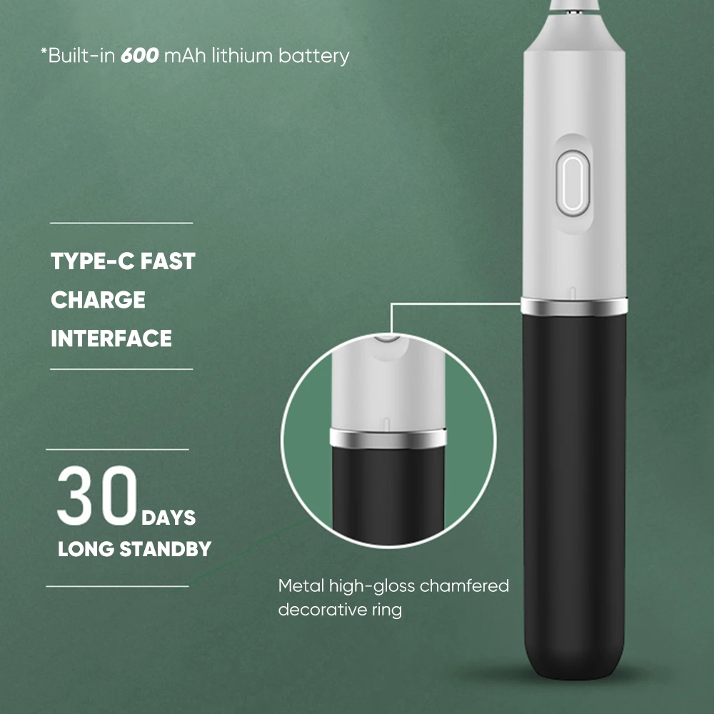 Travel Waterproof Deep Clean Recycle Manual Nano Sonic Electrical