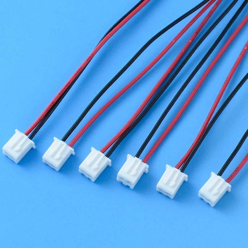 UL-1007 # 20AWG 22AWG 24AWG 100 150 200 300 мм электронный жгут проводов с Оловянным кабелем и JST-XH 2 54 гнездовым или штекерным терминалом