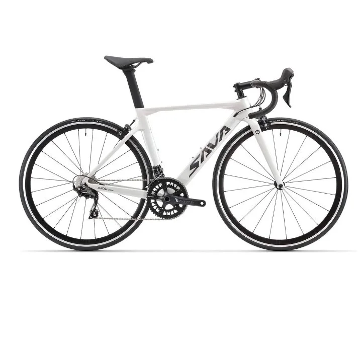 SAVA Factory Wholesale 22 Speed Carbon Fiber Frame Carbon Road Bike Bicycle Racing Bike with V Brake