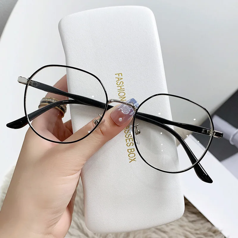 Best Selling Cheap Round Metal Frame Glasses Anti-Blue Light Student Geometric Glasses For Unisex