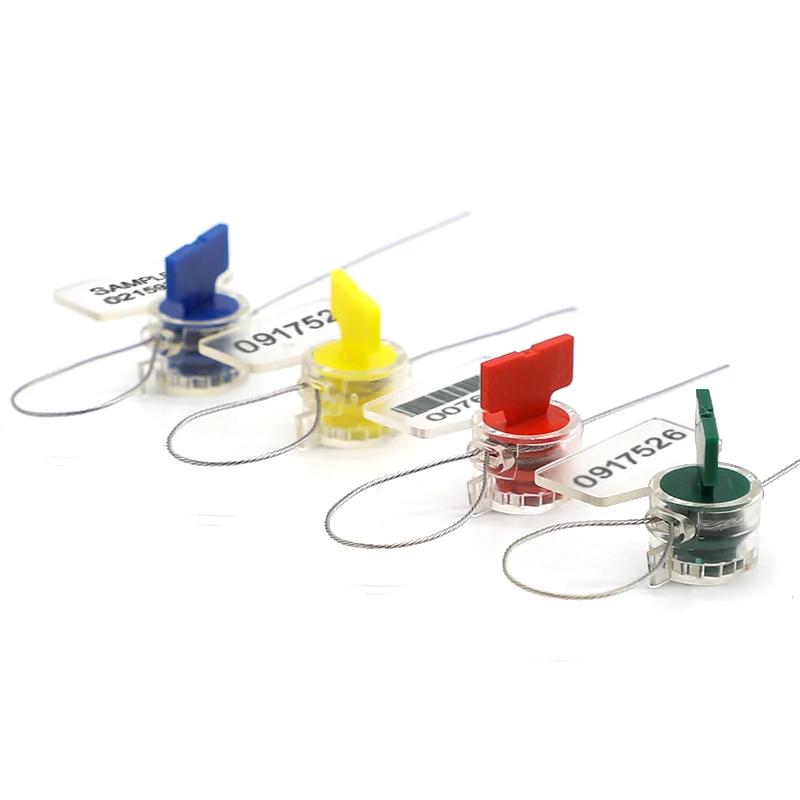JCMS004 Tamper evident utility print logo meter seal security lead seal for truck energy meter seals