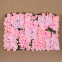 Artificial Plants Event Flower Wall Curtain Backdrop Luxury Silk Rose 3d Roll Up Backdrop Wedding Decor Flowerwall