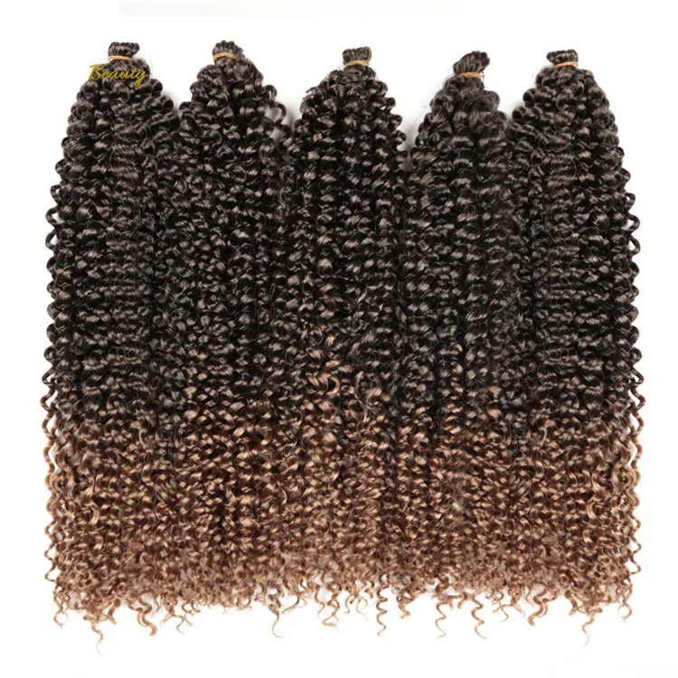 18-24inch Passion Twist Crochet Braid Hair Extensions Water Wave Synthetic Braiding Hair Bohemia Hair