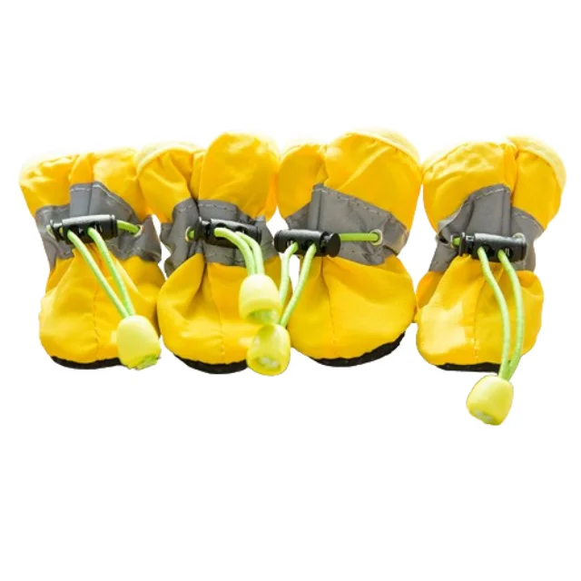 Comfortable Non Slip Custom Outdoor Pet Soft Soled Rain Summer Shoes Dog Foot Covers Waterproof Winter Pet Dog Shoes 2 Straps