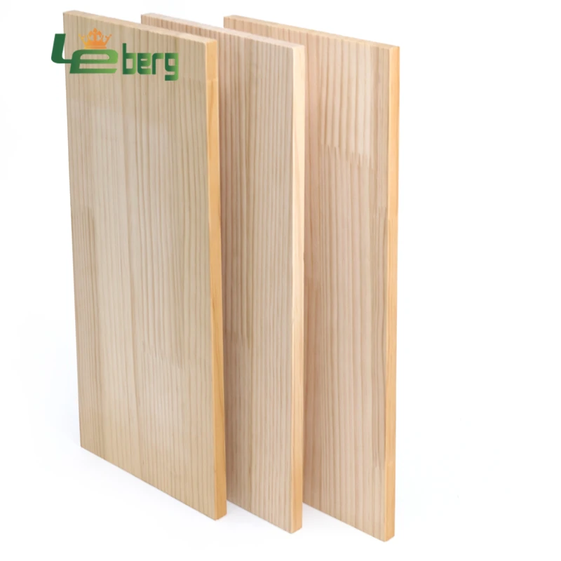 Construction Factory Direct Supply Solid Wood Panel 2440*1220*18mm Pine Rubber Rwood Finger Joint Board for Furniture