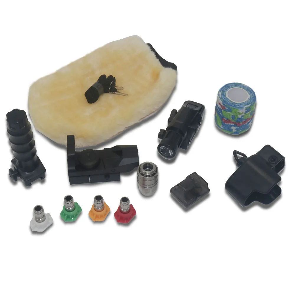 Simulated Rifle Car Wash Water Gun external thread 22mm Internal 14mm hole Joker Dinosaur Black Spray water gun Fun car wash