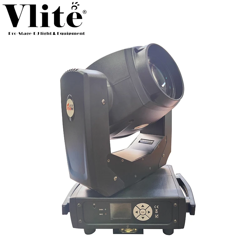 Mini LED Moving Head Light 150W Beam 18 Rotating Prisms Dj Dmx Stage Light Effect Light Disco