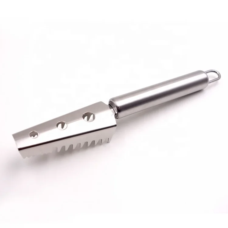 Food Grade Kitchen Supplies Stainless Steel Fish Scale Scraper Fish Scraper Cleaning Tool Scale Scraper
