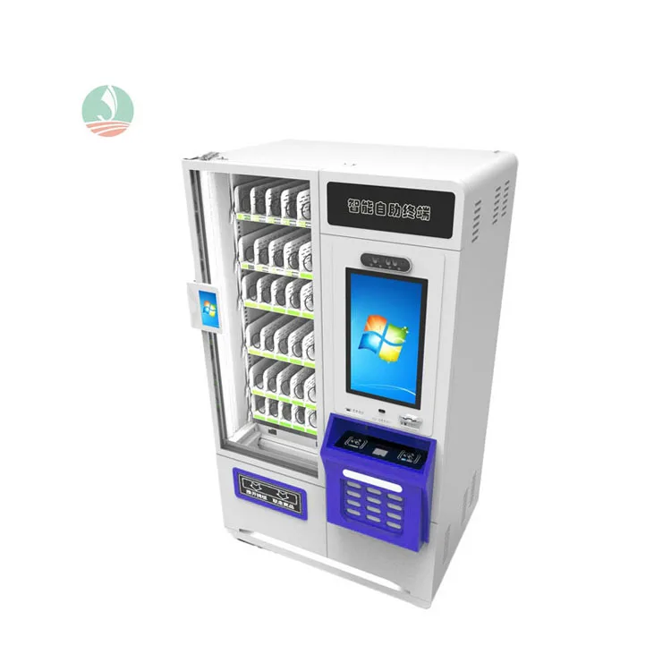 Commodities selling self-service terminal kiosk customized design food and beverage vending machine