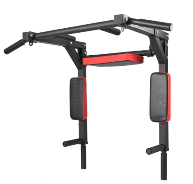 Multifunctional Workout Equipment Home Gym Pull Up Bar Wall Mounted Chin Up Dip Stand Power Tower Exercise Dip Bar
