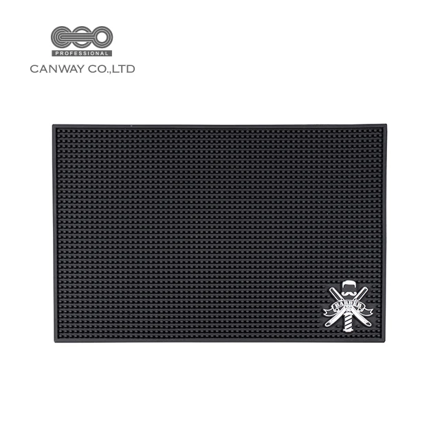 Rubber Silicone Salon Waterproof Hairdressing Tools Pad Barber Mat Flexible Leather Cushion for Hairdresser Barbershop Dedicated