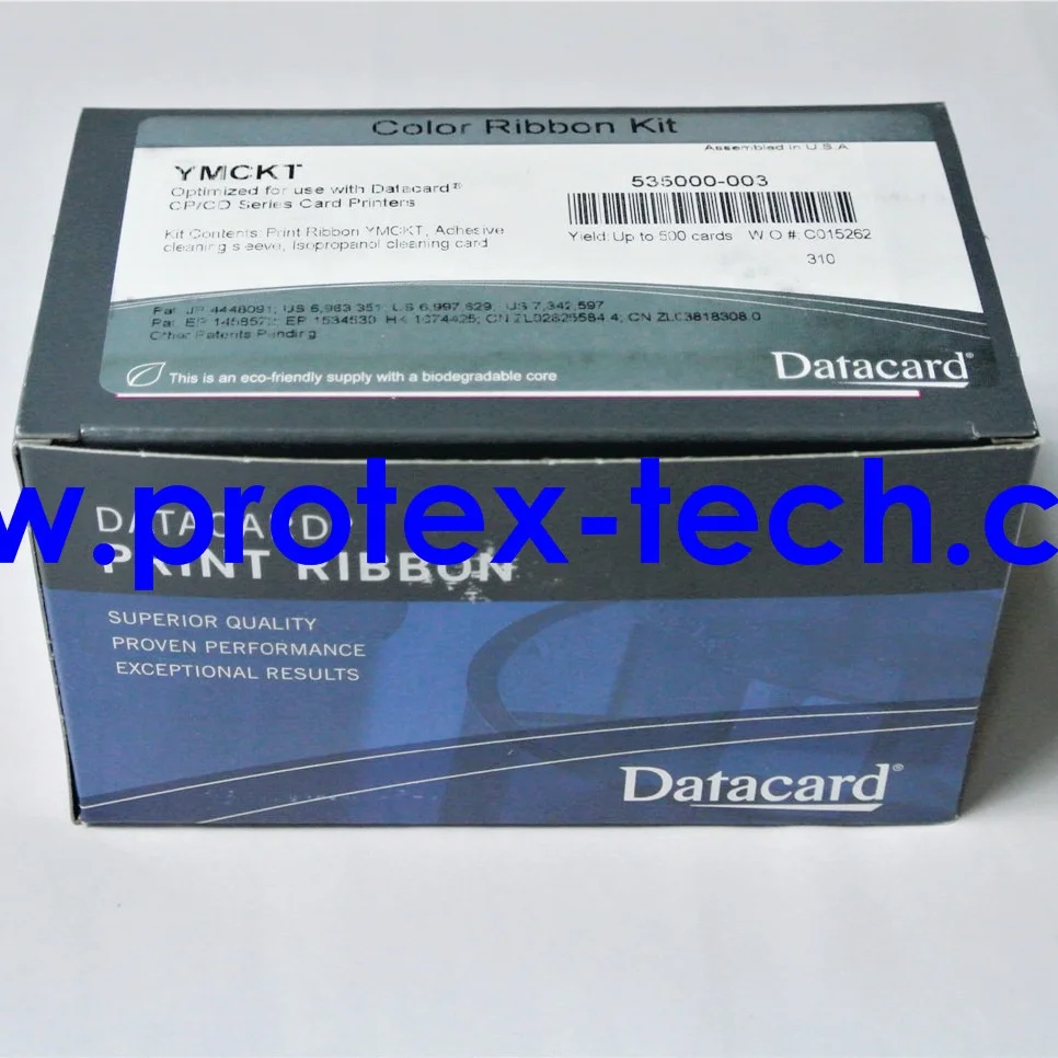 Datacard CD800, CP40,CP60,CP80 YMCKT color ribbon, Original 500 images Datacard 535000-003 ribbon