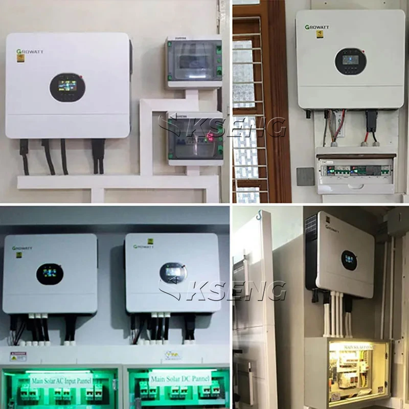 Growatt EU warehouse 6kw SPF6000ES SPF 6000 ES PLUS Single Phase off grid Pure sine wave mppt 6KVA 6000w solar inverter