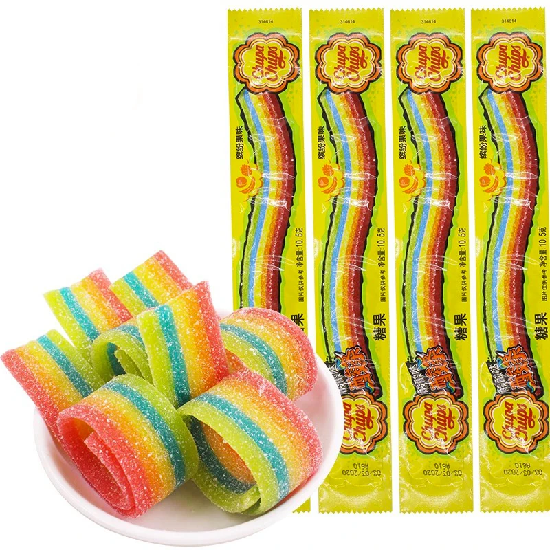 Оптовая продажа 10 5 г жевательного сока жевательные конфеты экзотические закуски сладкий и кислый вкус