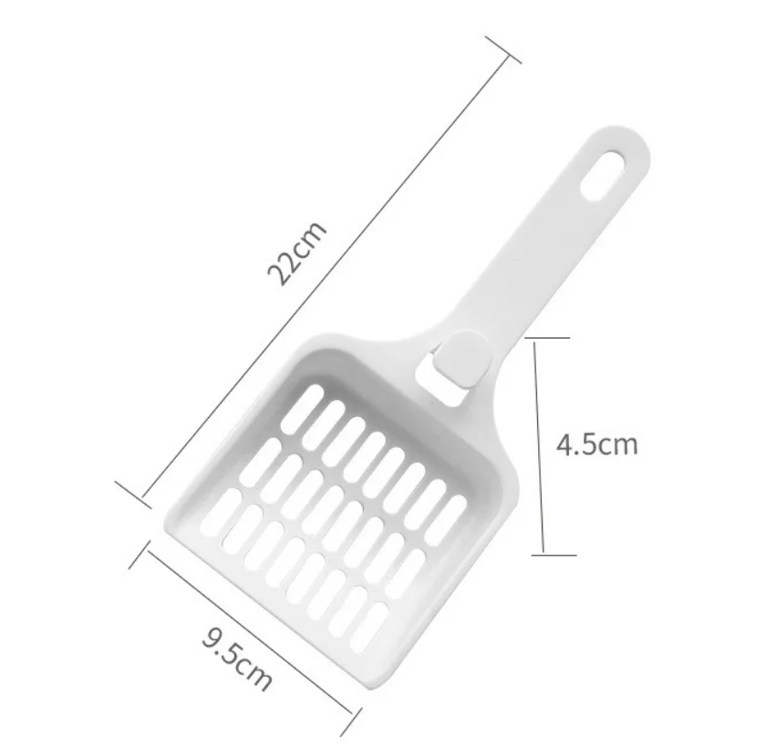Convenient Suspension PP Cat Litter Shovel Durable Pet Poop