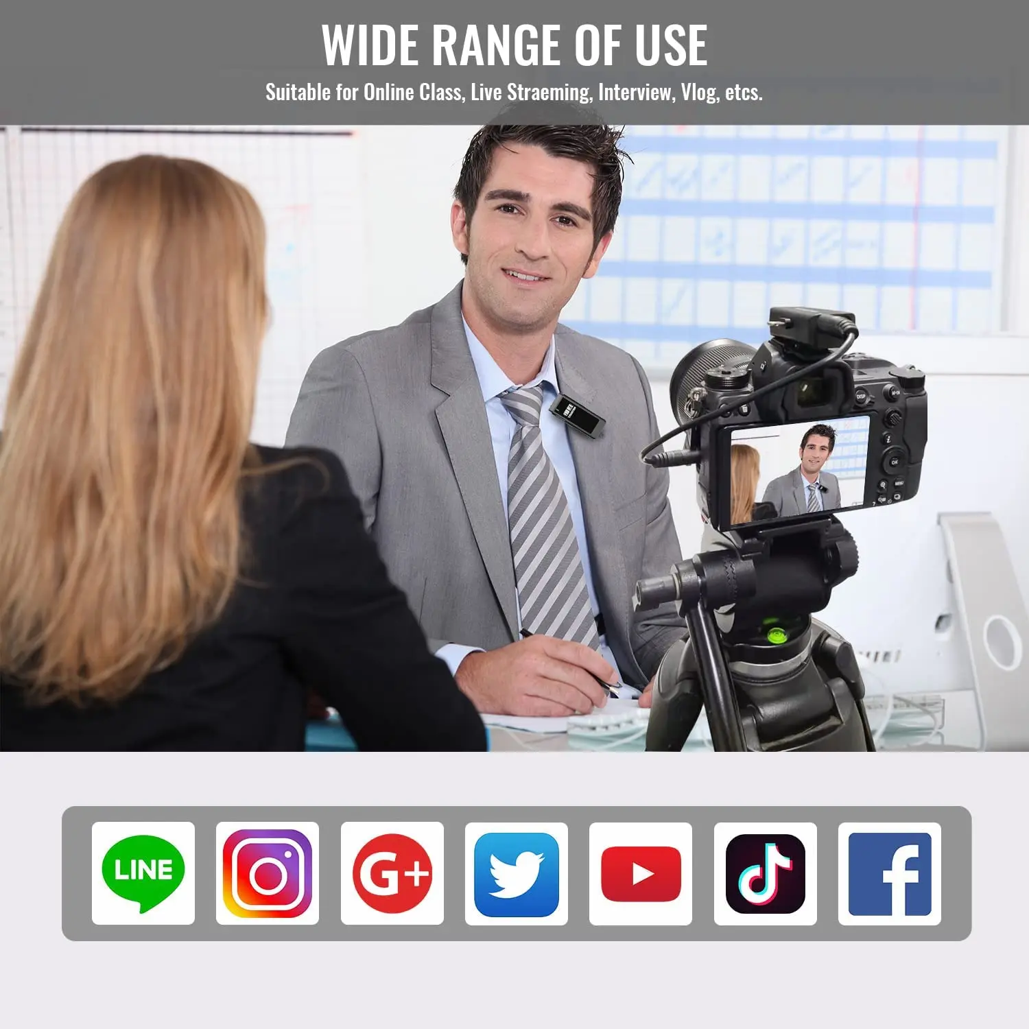 TAKSTAR V4 wireless microphone professional vlogging kit bluetooth microphone for iPhone Android Camera video recording