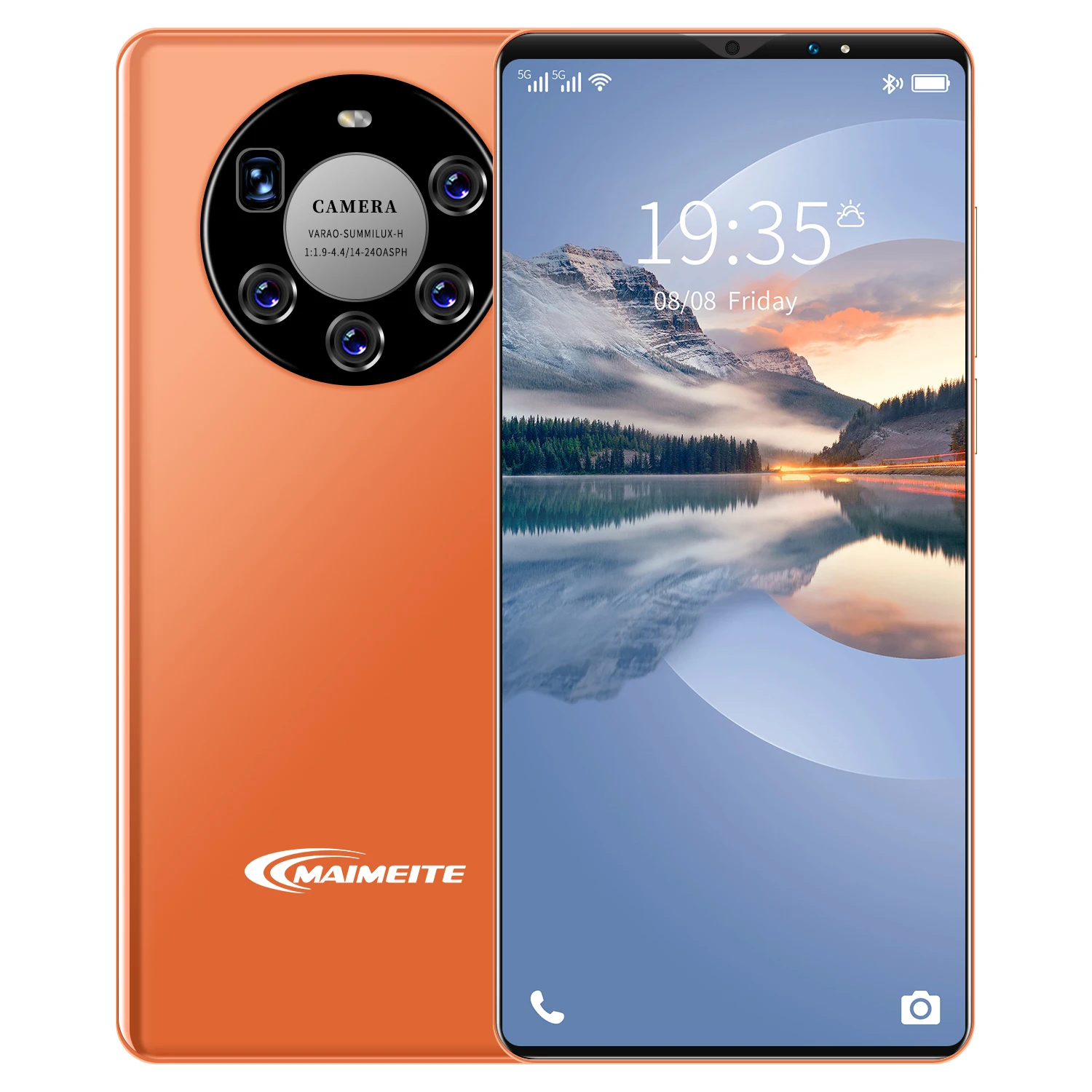 Новый Большой экран M40 pro Android 5 7 дюймов хит продаж Чехол для мобильного телефона 6 ГБ + 128 дешевые разблокированный