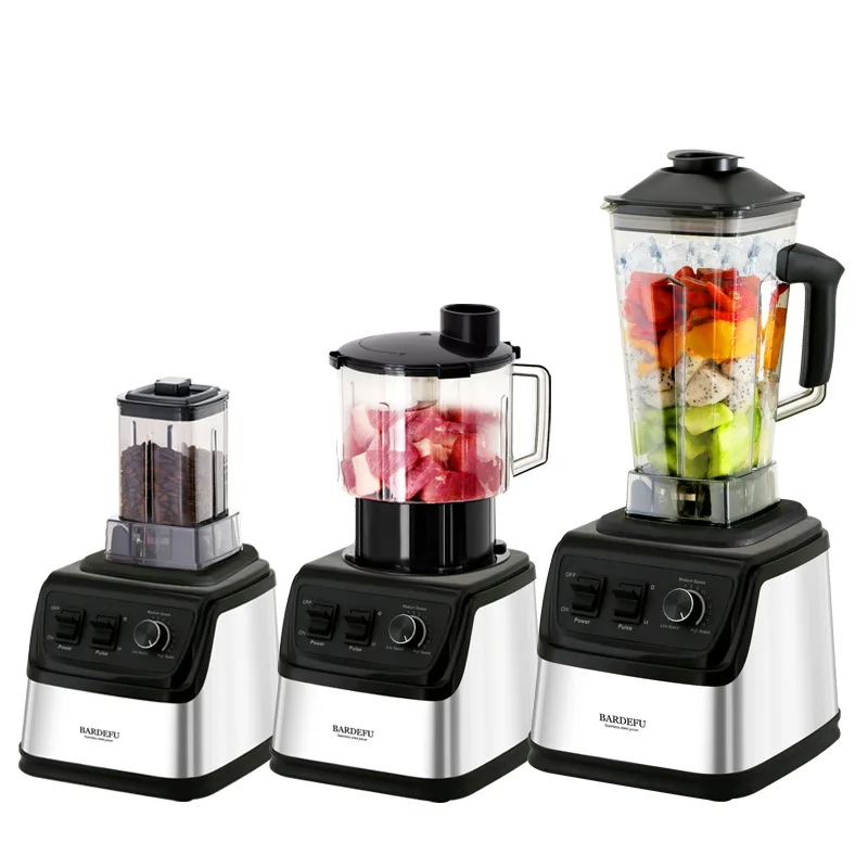 BARDEFU 9500w Heavy Duty Commercial Blender 9500W Powerful Blender Smoothie Maker Ice Totally Crushing Useful Kitchen Appliances