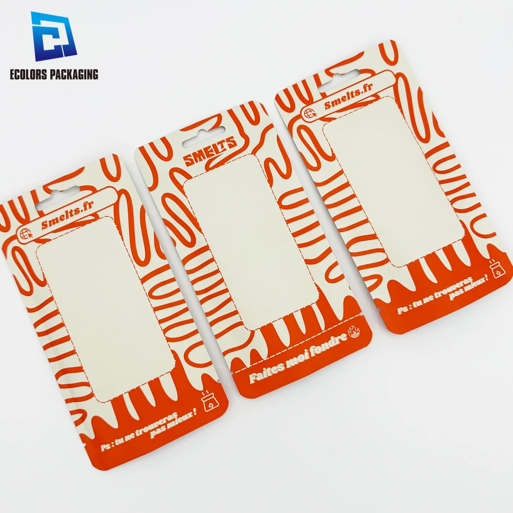 eco friendly customized matte wax tablet aluminum foil plastic pouch heat seal sachet packaging bag with euro hole