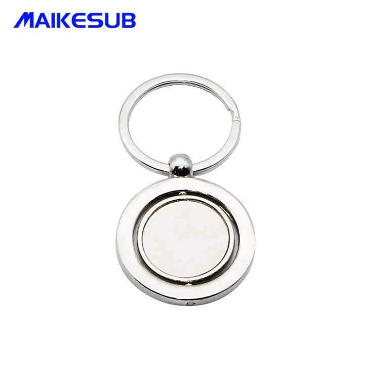 Factory Direct Selling Blank Customizable Image 3D Printing Thermal Sublimation Metal Keychain