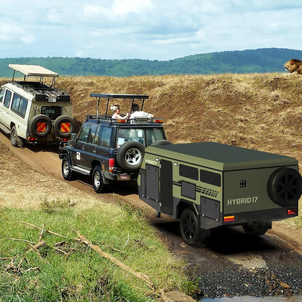 Off Road Hybrid Travel Trailer caravan