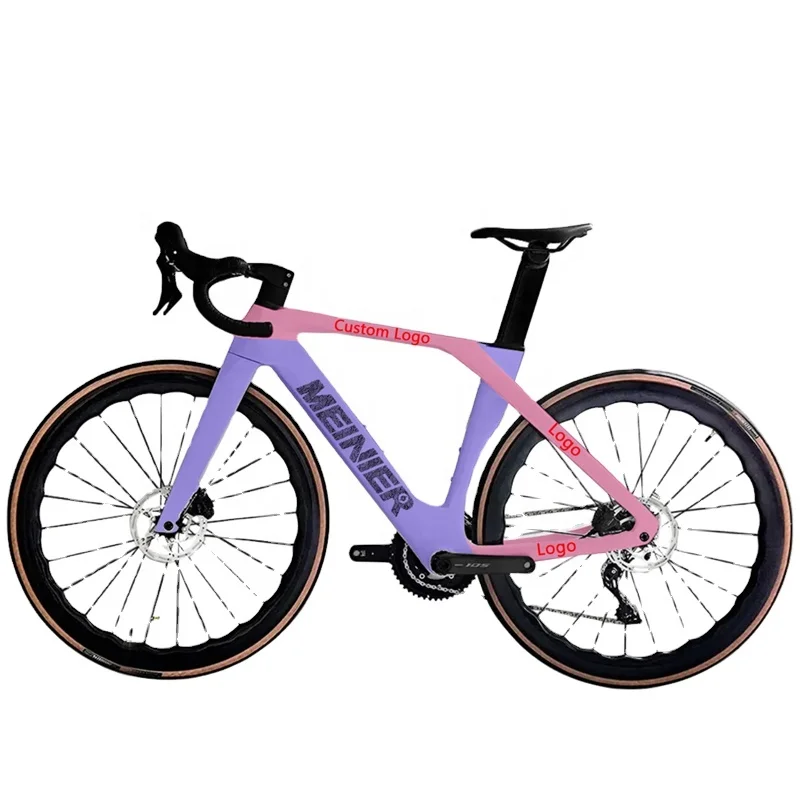 Рамка для дорожного велосипеда SHIMANO 105 R7120- 24 скорости с гидравлическим тормозом легкий полностью углеродный дорожный велосипед