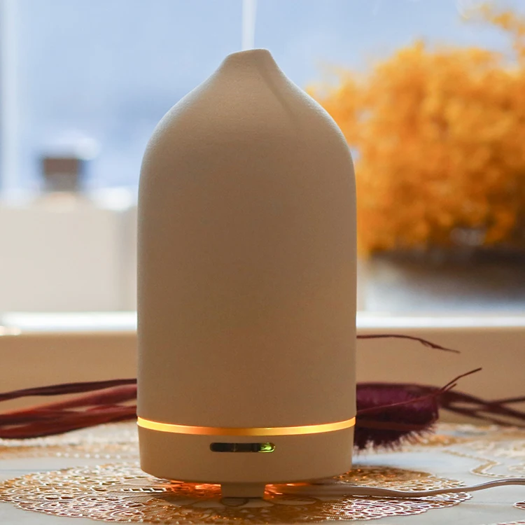 Home Appliances Luxury Portable Stone Ultrasonic Humidifier Essential Aroma Ceramic Oil Diffuser