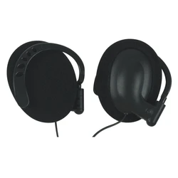 Hot-selling cheap price disposable 30mm speaker stereo wired earhook earphone for aviation/tour guide use