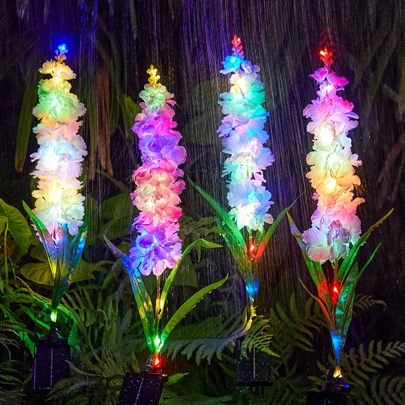 Sales Good Price Outdoor Solar Powered Garden Lamp Luminous Flowers Powered By Solar Energy Solar Decorative Garden Lights