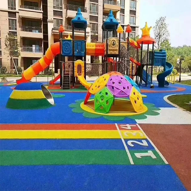  Заводские высококачественные резиновые гранулы EPDM амортизирующие для игровых площадок экологически