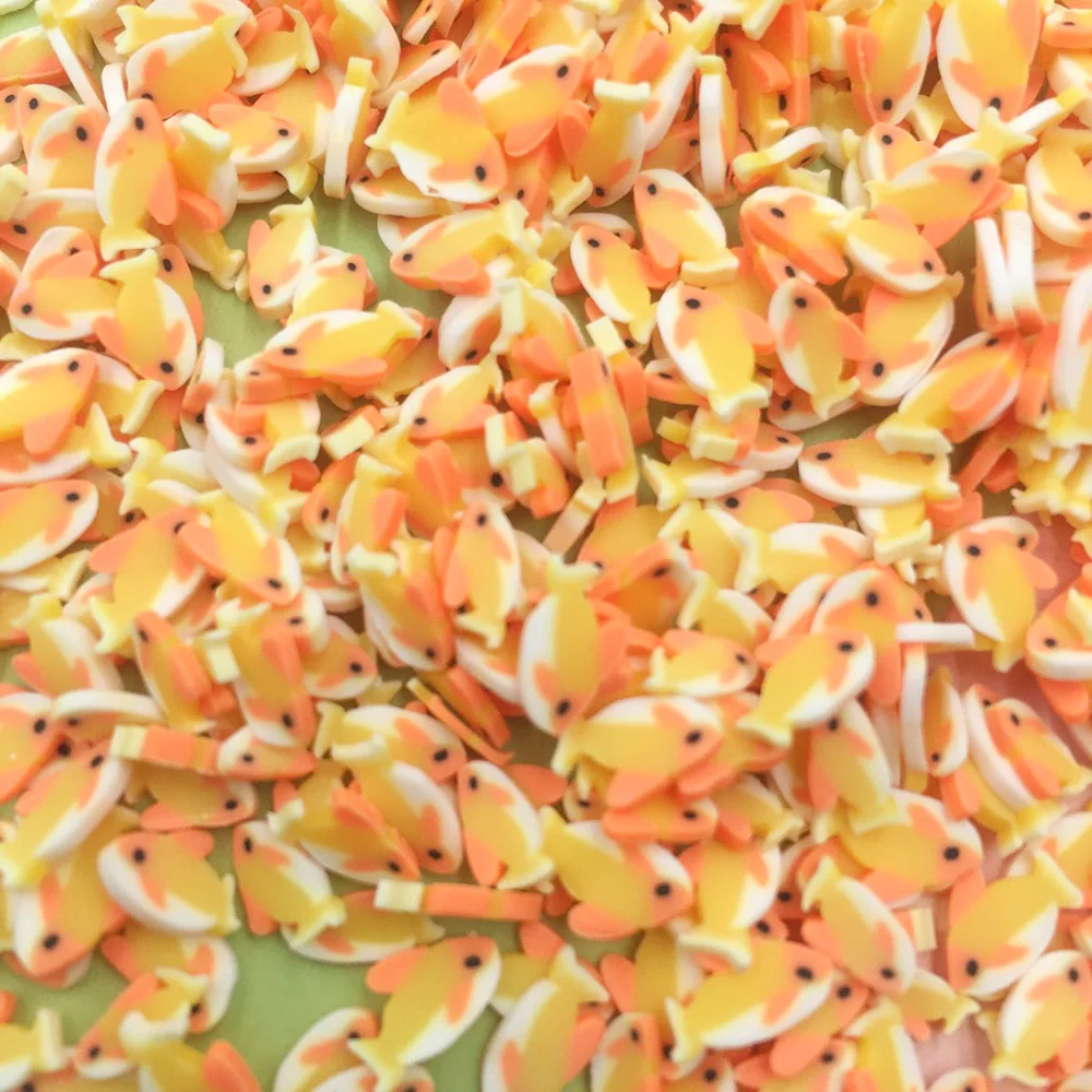 Polymer Soft Clay Cute Lucky Fish Sprinkles For Crafts DIY Making Nail Art Slices Slime Material Accessories Phone Decor