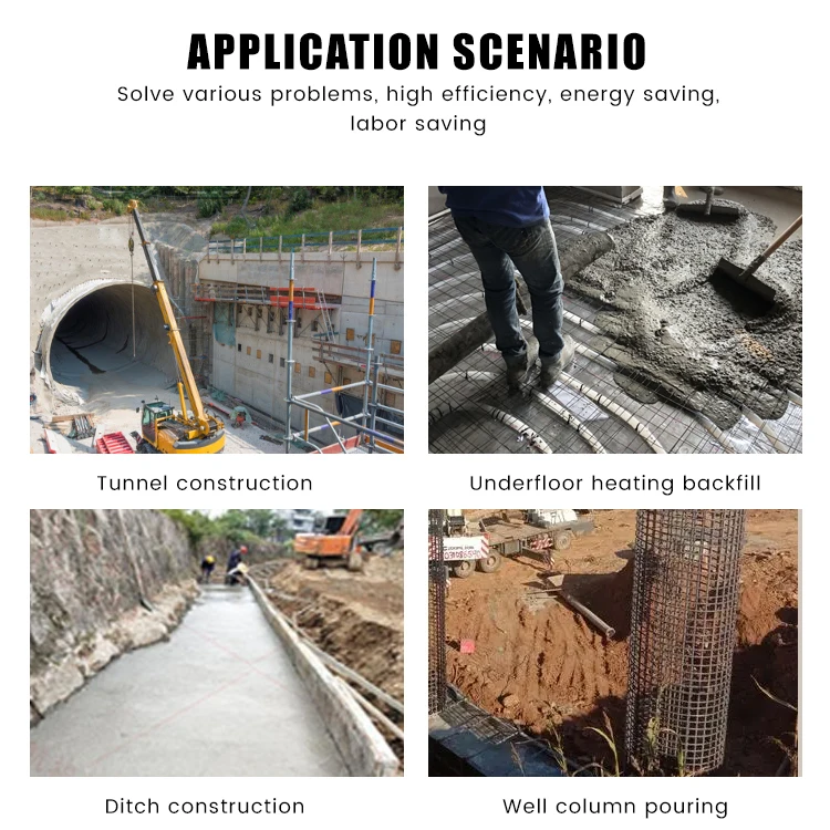 Low price pipeline sponge ball component remote control concrete pump supplied from the factory