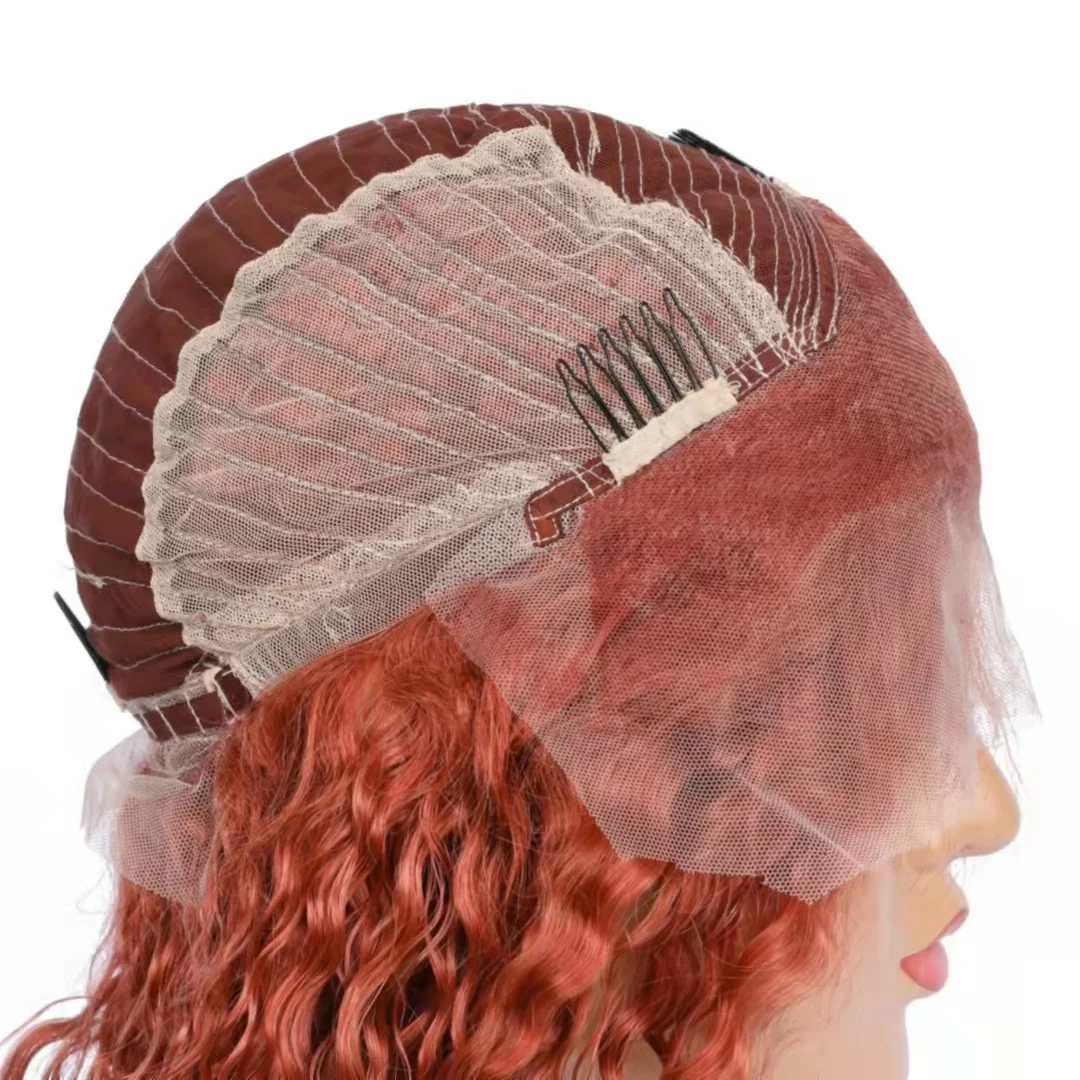 8-40inch 100% brazilian human hair wigs, virgin hair deep curly 350 color 13*4 tranparent lace front wigs, long human hair wigs