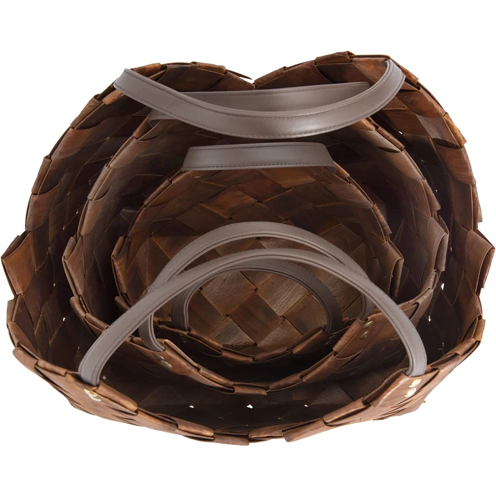 Custom natural woven fibers seagrass storage baskets hold variety items wicker storage basket