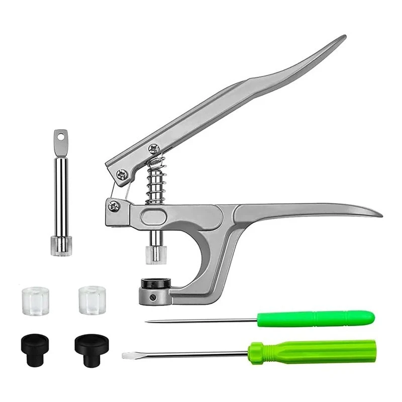 U Shape Fastener Snap Pliers Buttons Kit T5 Plastic Resin Snap Button Press Stud Cloth Button Press Machine DIY Sewing Tool