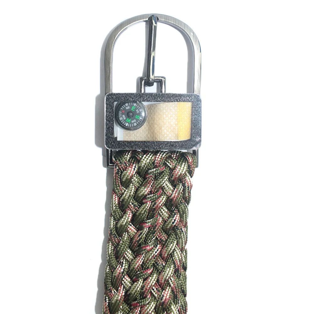 Wholesale outdoor multifunctional Survival  kit 250/550 Nylon Paracord braided belt