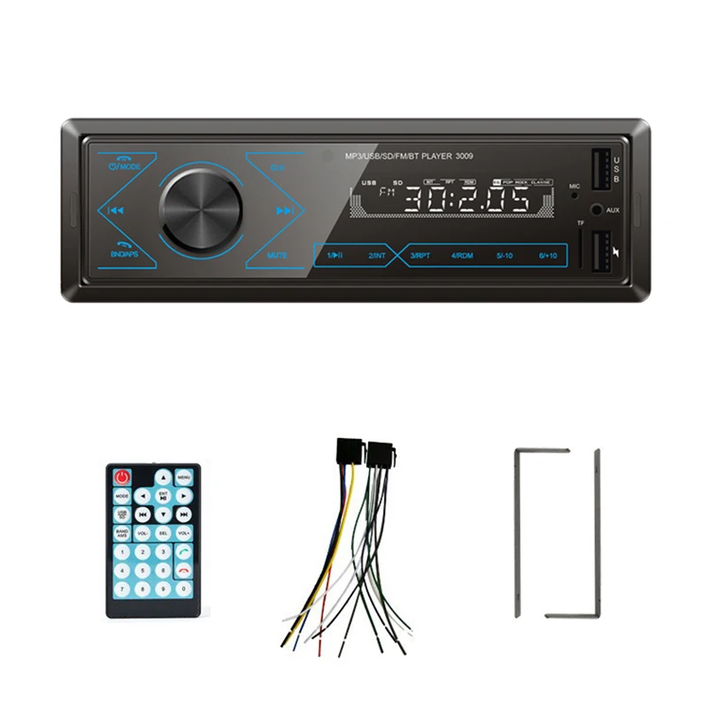 Универсальный автомобильный радиоприемник Автомобильный плеер музыка Android-радио 1 Din Carplay автомобильное стерео радио Bt Fm аудио Mp3