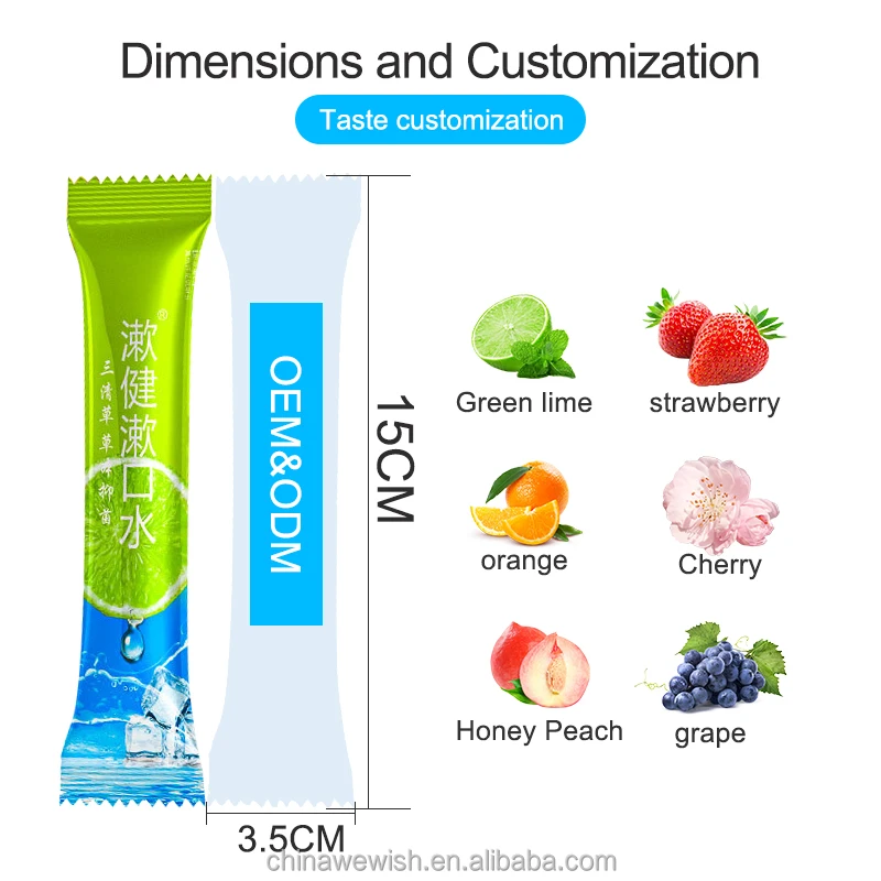 Travel Suit Mouth Wash Strip  Deodorant Mouthwash