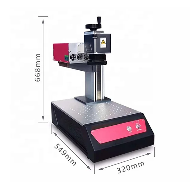 Manufacture factory 20W 30W Mini Type Mini Portable handheld Fiber Laser Marking Machine mini laser graving machine