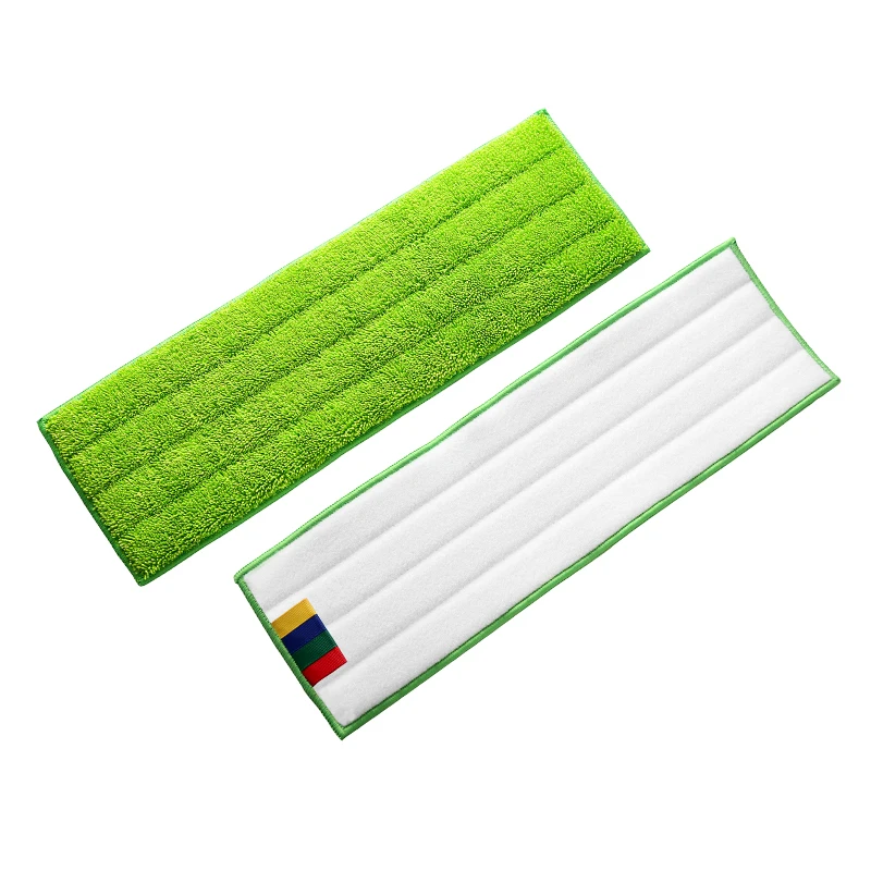 Factory Wholesale Super Absorption Microfiber Twisted Wet Mop Pad Flat Mop Refill for Household Floor Cleaning